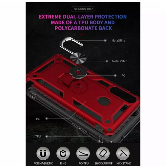 Samsung Galaxy A10S dual layer case Rose Gold - Picture 4 of 7